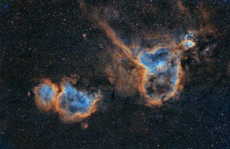 IC 1805 - Heart and Soul Nebulae